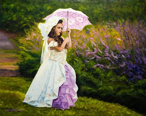 Pink Parasol | Mark Lovett Studio | Master Portrait Painter