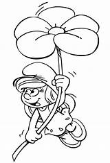 Smurfette 1 Coloring Page  Free Printable Pages For Kids sketch template