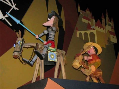 Don Quixote and Sancho Panza from the Spain section of the It's a Small ...