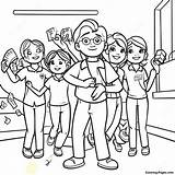 Victorious School Scene Coloring Page  Pagescom sketch template