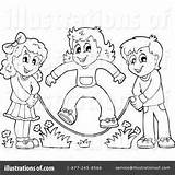 Jump Rope Coloring Pages Disney sketch template