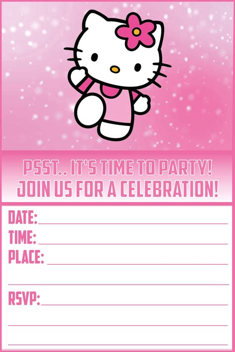 Hello Kitty Wedding Invitations