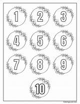 Free Printable Coloring Pages For Toddlers Numbers  Infoupdateorg sketch template