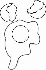 Egg Yolk Coloring Clip Art At Clkercom  Vector clip Online sketch template