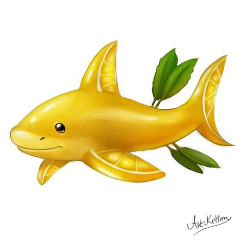 creature doodle #10 lemon shark by ArtKitt-Creations on DeviantArt | Cute animal drawings, Cute ...