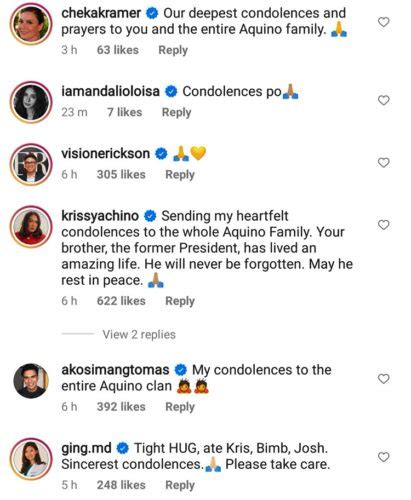 Noynoy Aquino Death: Famous Celebrities Express Sincere Messages