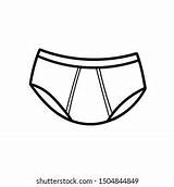 Coloring Book Children Underwear Underpants Black Stock Vector Royalty  sketch template