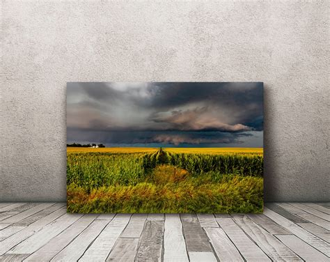 Iowa Landscape Photography Print Scenic Storm Clouds and - Etsy