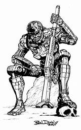 Terminator 2 Coloring Pages sketch template