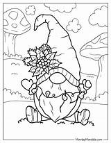 Christmas Gnome Coloring Pages  Nation sketch template