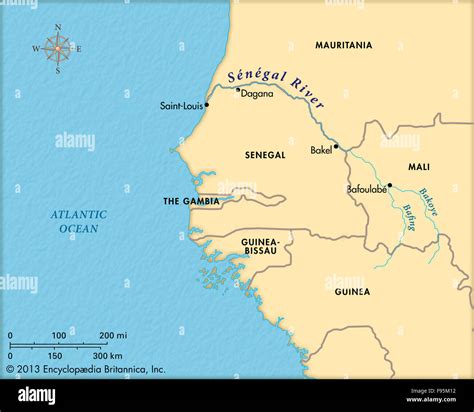 Senegal river maps cartography geography senegal hi-res stock photography and images - Alamy