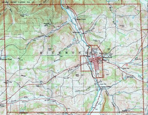 Tioga County Pennsylvania Township Maps