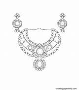 Shiny Earring Jewelry Coloring Page Sky Sketch sketch template