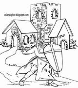 Medieval Wall Coloring Pages sketch template