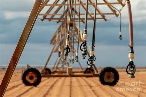 Irrigation Equipment On A Farm Photograph by Jim West/science Photo ...