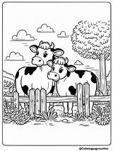 8 Cute Cow Coloring Pages  Free Printable PDFs sketch template