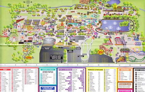 Lagoon - 2012 Park Map