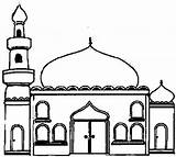 Dibujo De Mezquita Para Colorear Y Pintar 22420 sketch template