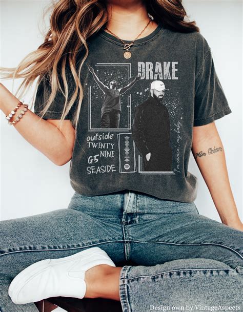 Drake Vintage Shirt FRONT Drake Shirt Drake Merch Rapper - Etsy