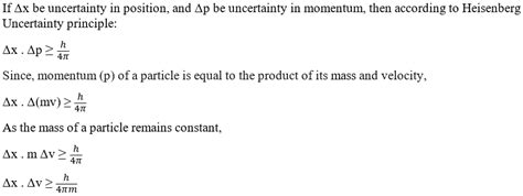 Heisenberg Uncertainty Principle Definition, Equation, and Application - Chemistry Notes