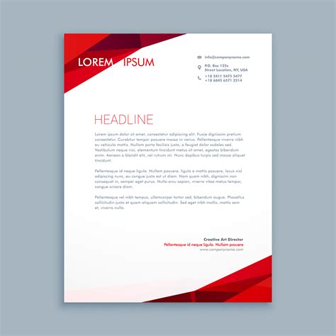 abstract letterhead business template vector design illustration ...