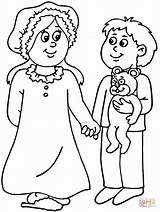 Pajamas Coloring Page  Coloring Home sketch template