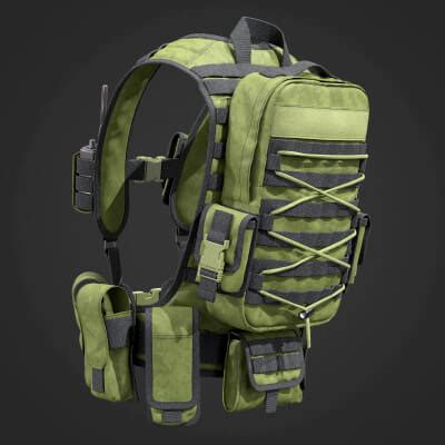 Tactical Equipment #2 - 3D Model by abuvalove