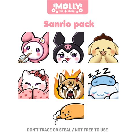 P2U Sanrio emotes - Molly la oveja's Ko-fi Shop - Ko-fi ️ Where creators get support from fans ...