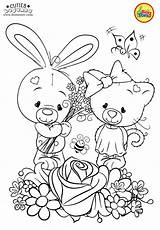 Cuties Coloring Pages For Kids  Free Preschool Printables Slatkice sketch template