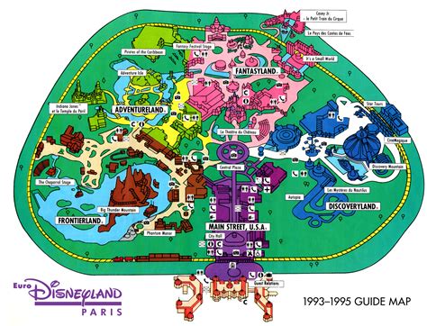 Disneyland Paris Map 2014