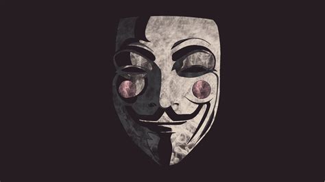 anonymus, hacker, computer, 4k, hd, mask HD Wallpaper