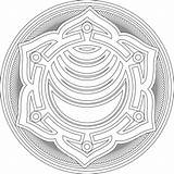 Third Eye Chakra Coloring Page Pages sketch template