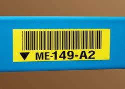 Magnetic or removable warehouse barcode labeling and vinyl pocket label carriers