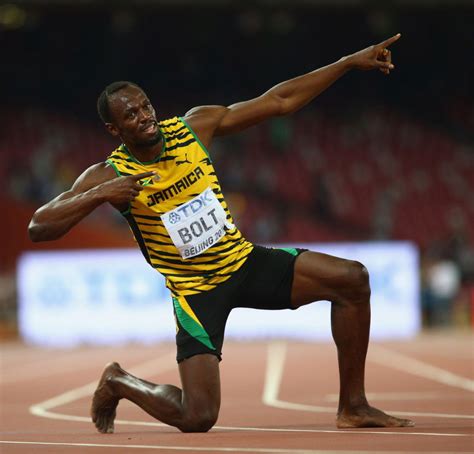 Usain Bolt Running After Chicken