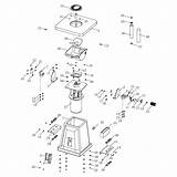 Model 50 300 Oscillating Spindle Sander Parts  Rikon Power Tools sketch template