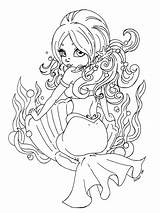 Cute Mermaid Coloring Pages At GetColoringscom  Free Printable sketch template