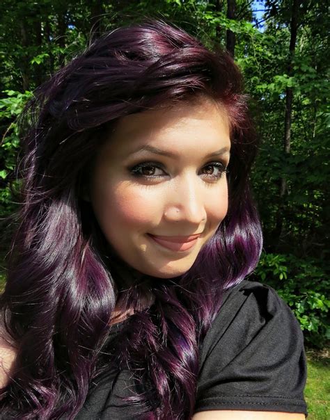 Dark Purple Hair Dye, Hair Color Purple, Trendy Hair Color, Hair Color And Cut, Plum Black Hair ...