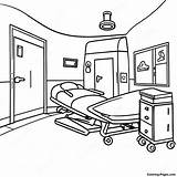 Hospital Coloring Page  Pagescom sketch template