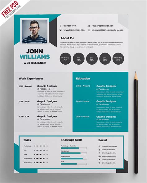 Free Download Creative Resume Templates Microsoft Word - Free Word Template