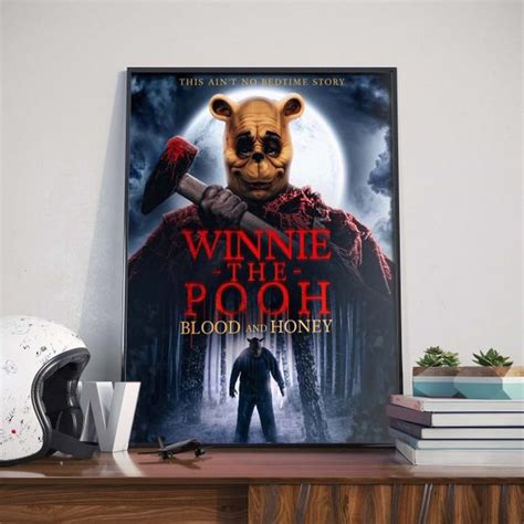 Winnie The Pooh Blood and Honey Official Poster Canvas