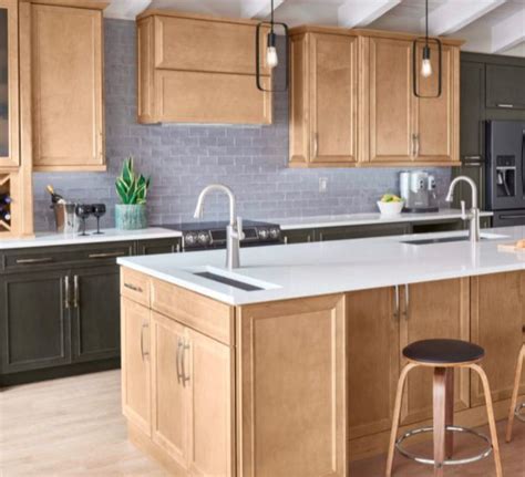 Maple Rye Kitchen Cabinet Color for Stylish Kitchens