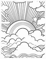 Dazzling Sunset Coloring Pages  Free Printable Art For Kids sketch template