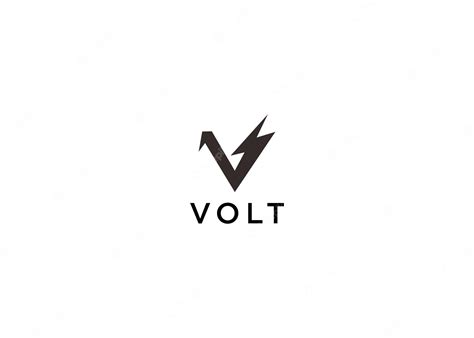 Premium Vector | Volt logo design vector illustration