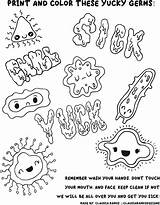 Printable Germ Coloring Pages sketch template