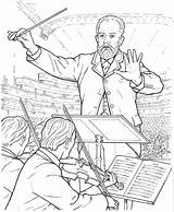 Composer Coloring Pages  Kidsuki sketch template