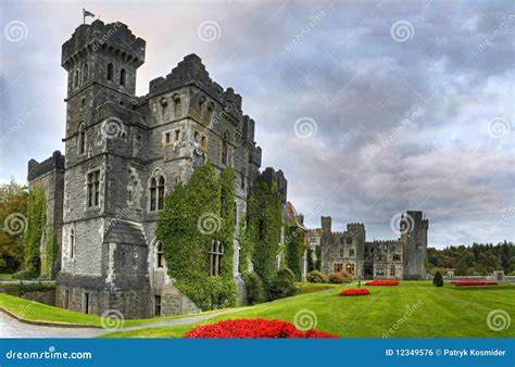 Ashford castle and gardens stock photo. Image of grave - 12349576