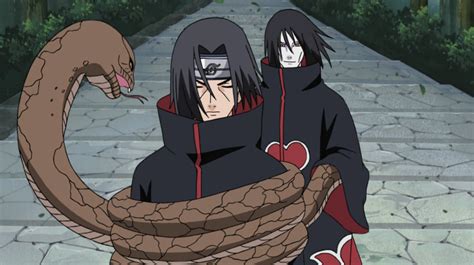 Image - Orochimaru attacks Itachi.png | Narutopedia | FANDOM powered by ...