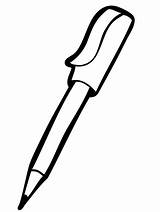 Pen Coloring Pages sketch template