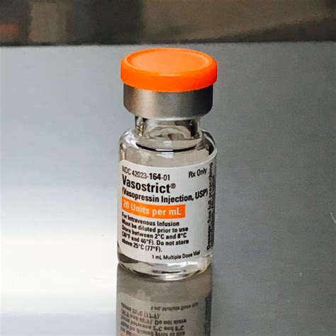 Vasopressin 20 units per mL injection for dogs and cats.