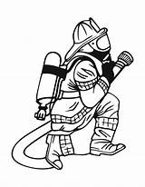 Firefighter Coloring Page  Free Printable Pages For Kids sketch template